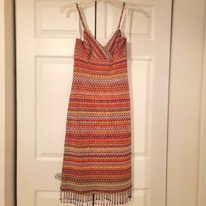 Multicolor Striped Women's Dress